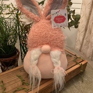 Cottontail Lane Pink Easter Bunny Gnome